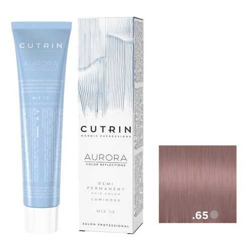 Крем-краситель AURORA DEMI PERMANENT LUMINOUS CUTRIN .65 ледяная клубника 60 мл