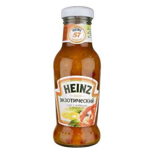 Соус экзотический Heinz с имбирем и ананасом 250 мл