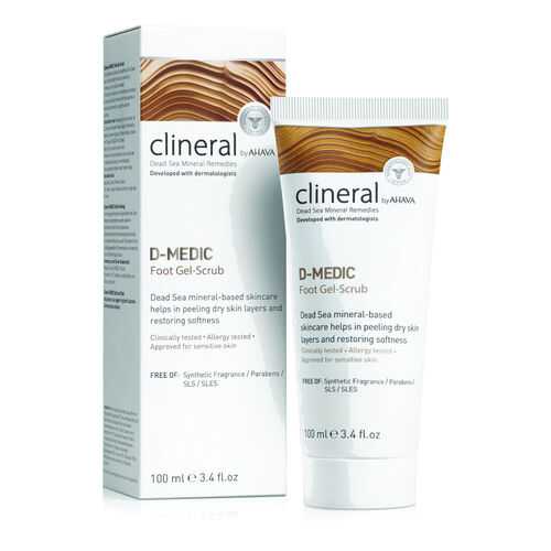 Гель-скраб для ступней Ahava Clineral D-medic 100 мл
