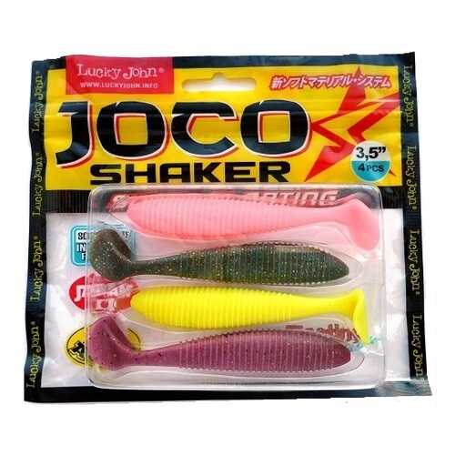 LUCKY JOHN Виброхвосты Съедобные Lj Pro Series Joco Shaker 3.5In (08.89)/mix 4Шт.