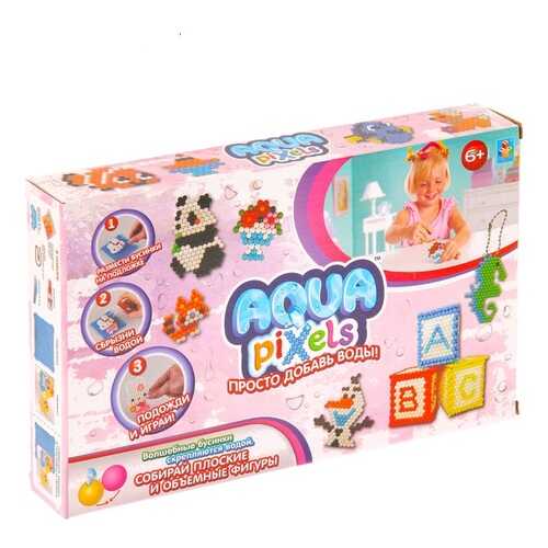 Набор для творчества aqua pixels 1toy, 600 дет, Набор принцессы, (T12337)