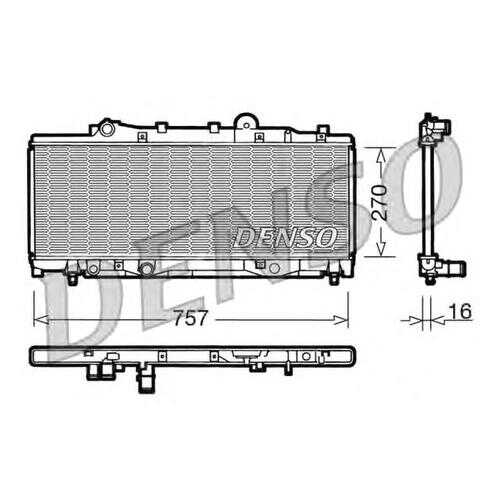 Радиатор Denso DRM09090
