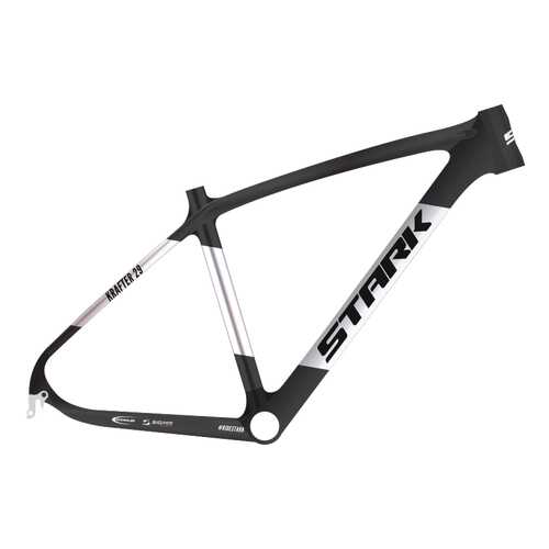 Рама Stark Krafter 29er Carbon Frame (2020) чёрный/серебристый 19