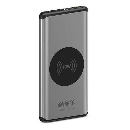 Внешний аккумулятор HIPER NANO X 10000 mAh Silver, с беспроводной зарядкой
