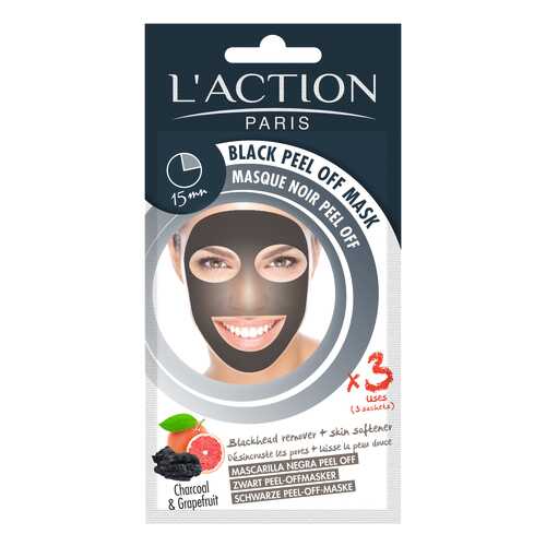 Маска для лица L'Action Black Peel Off 18 г