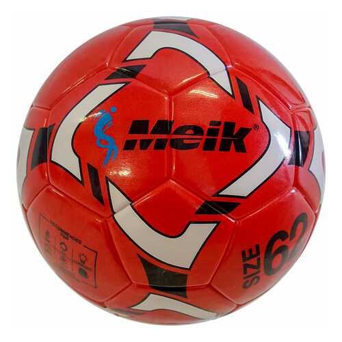 C33393-1 Мяч футзальный №4 Meik (красный) 4-слоя, TPU+PVC 3.2, 410-450 гр., термосшивка