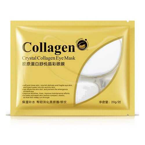 Гидрогелевые патчи для глаз BioAqua с коллагеном Crystal Collagen Eye Mask, 2 патча