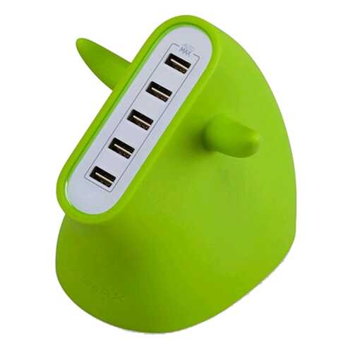Сетевое зарядное устройство MoMax U.Bull 5 USB 8A Green