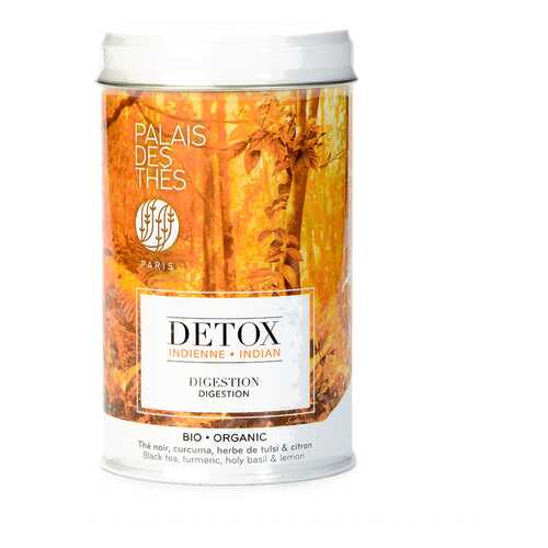 Чай черный Palais des Thes DETOX Индия 120г ж/б Франция