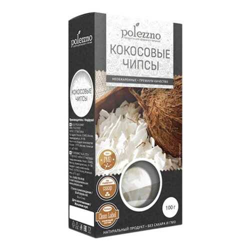 Кокосовые чипсы Polezzno 100 г