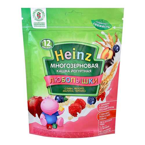Каша молочная Heinz Многозерновая слива, абрикос, черника с 12 мес. 200 г