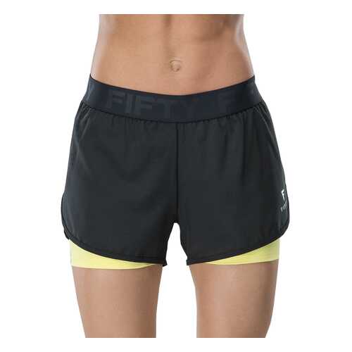 Шорты Fifty FA-WS-0103, black/yellow, L INT