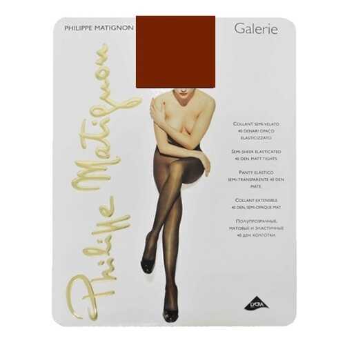 Колготки Philippe Matignon GALERIE 40 / Cognac (Коньяк) / 5 (XL)