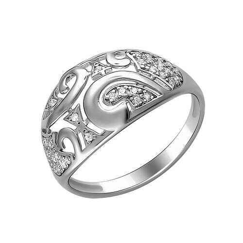 Кольцо женское Эстет Н11К152711 р.17