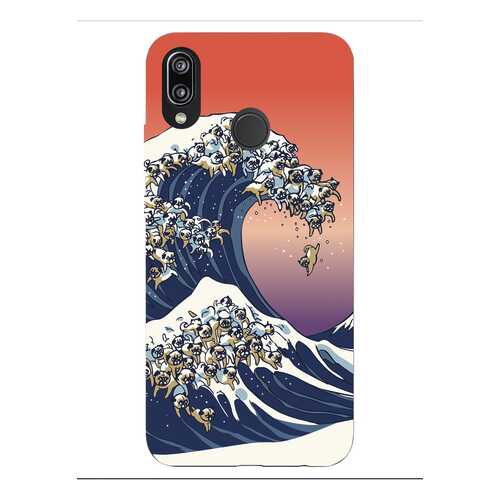 Чехол СМАКС The Great Wave of Pug для Huawei P20 Lite (2018)