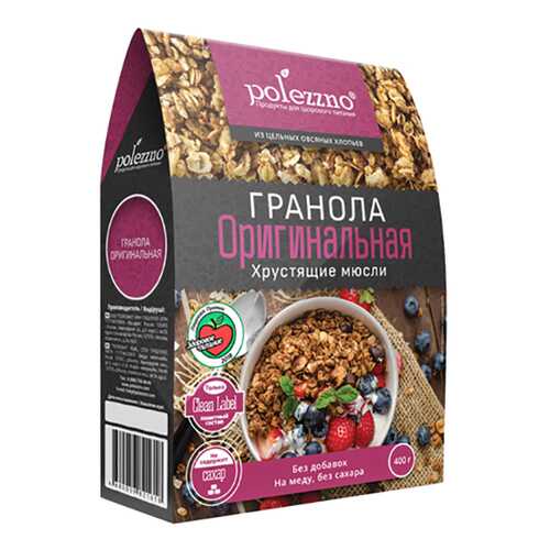 Гранола Polezzno оригинальная 400 г