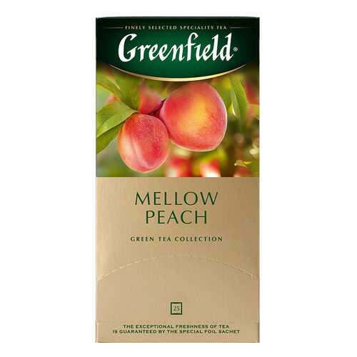Чай зеленый Greenfield Peach Mellow 25 пакетиков