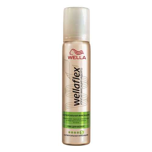 Лак для волос Wella Wellaflex Суперсильная фиксация 75 мл