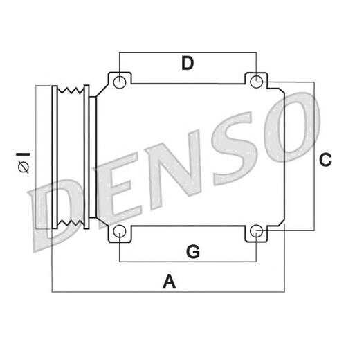 Компрессор кондиционера Denso DCP50301