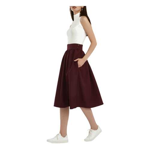 Юбка женская Alina Assi 19-525-101 красная 3XL
