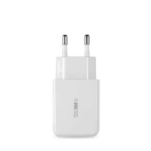 Сетевое зарядное устройство WK Suda 1m 2USB 2.4A+кабель USB-iP White