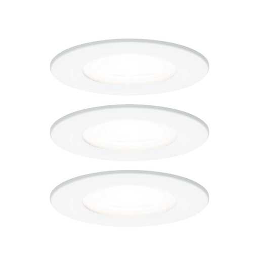 Светильник встраиваемый, комплект Nova LED IP44 3x6,5 GU10 Ws 93442