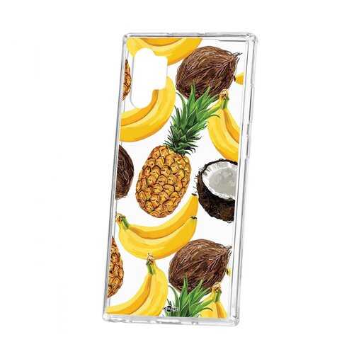 Чехол Kruche Samsung Galaxy Note 10+ Print Тропический микс