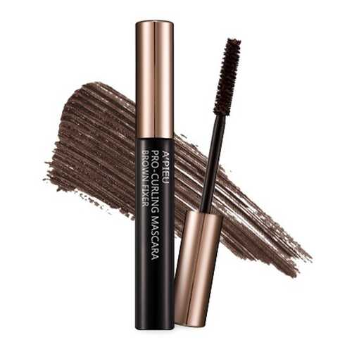 Подкручивающая база для ресниц APIEU Pro-Curling Brown Fixer Mascara, 3,5 гр