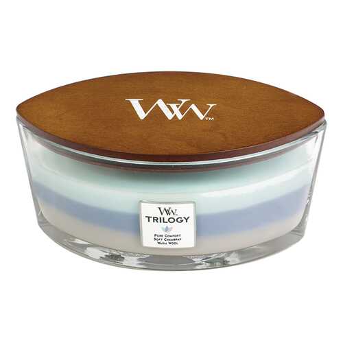 Свеча ароматическая Woodwick Уютная ткань 9см