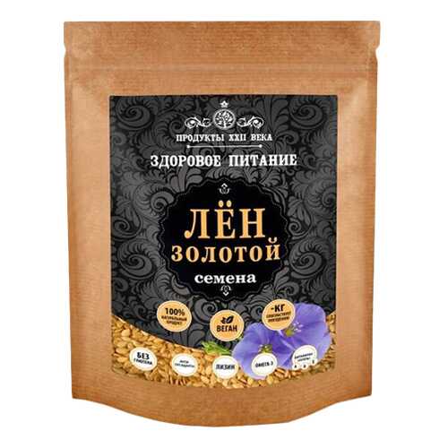 Лен золотой Продукты XXII века семена дойпак 200 г