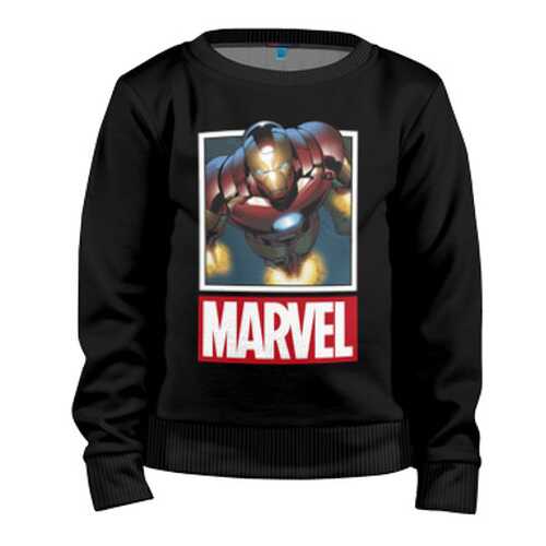 Детский свитшот ВсеМайки Iron Man хлопок, размер 140