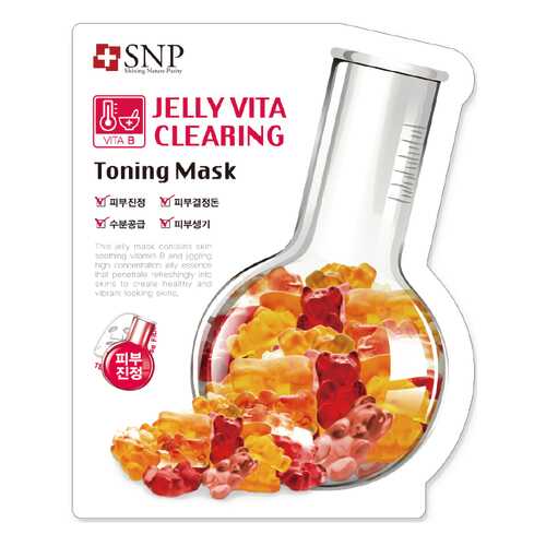 Маска для лица SNP Jelly Vita Clearing Toning Mask 30 мл