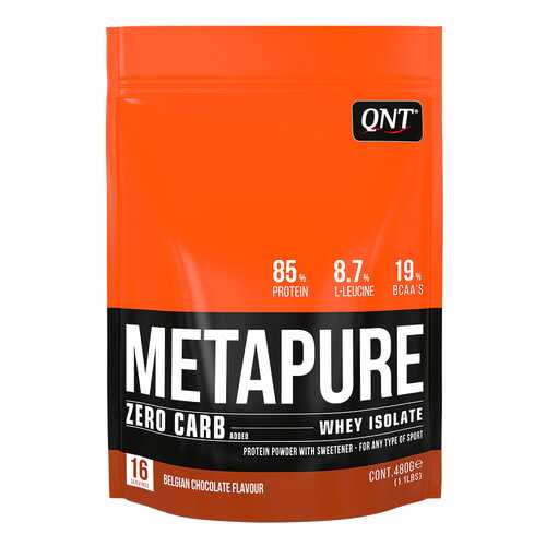 Протеин QNT Metapure Zero Carb 480 г Belgian Chocolate