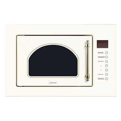 Встраиваемая микроволновая печь с грилем Midea Retro MI 9252 RGI-B