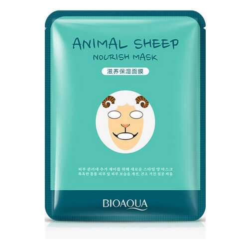 Осветляющая маска BioAqua Animal Face Sheep, 30 гр.
