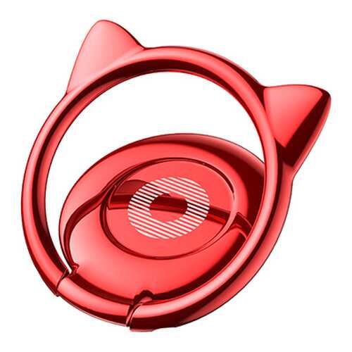 Кольцо-держатель Baseus Cat Ear Ring Bracket Red