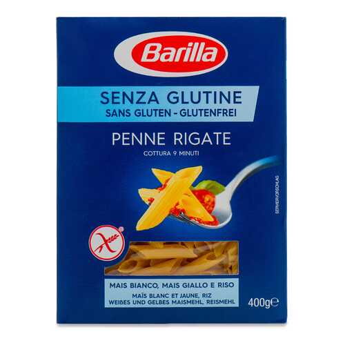 Макаронные изделия Barilla Пенне Ригате без глютена 400г Италия