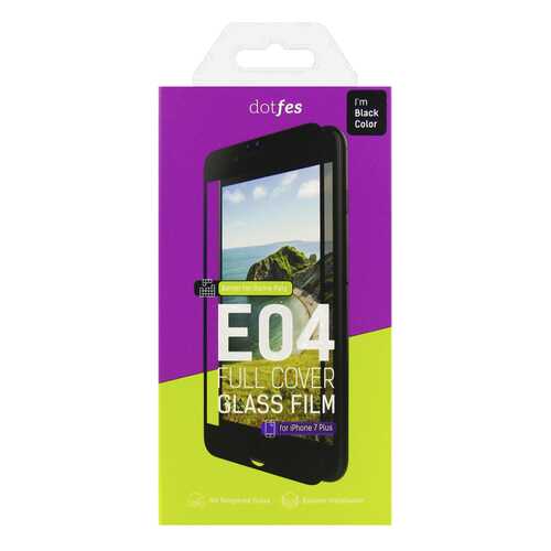 Защитное стекло Dotfes для Apple iPhone 7 Plus Black