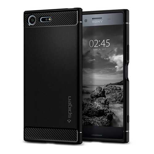 Чехол Spigen Ruggerd Armor black для Sony Xperia XZ Premium / G10CS21968
