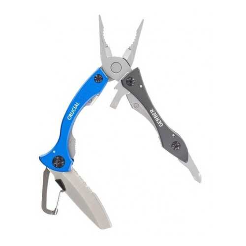 Мультитул Gerber Crucial 31-002951 серебристый/синий, 7 функций