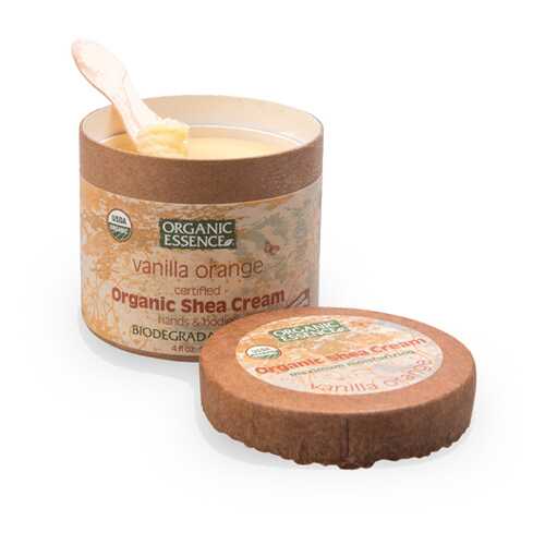Органический крем ши (Карите) Ваниль и апельсин Organic Essence 118 мл