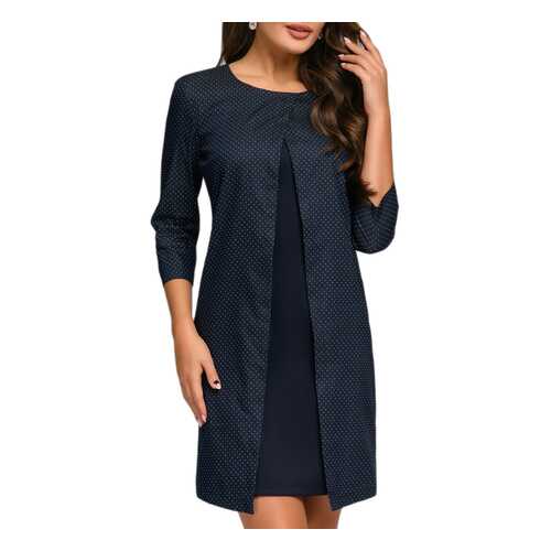 Платье женское D&M by 1001DRESS DM01038DT синее L