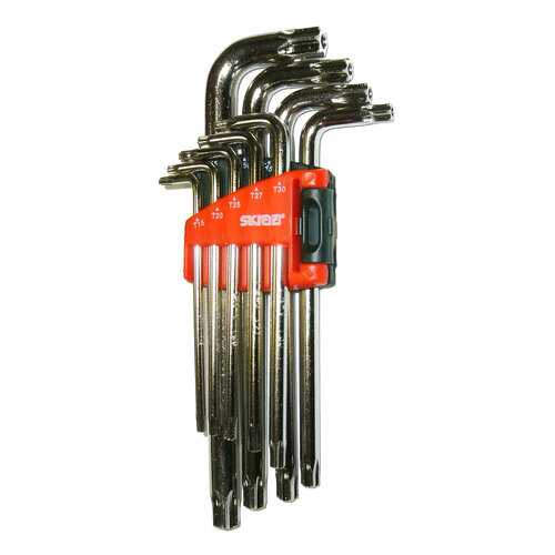 Набор ключей TORX Т15-Т55 9пр. короткие Skrab 44710