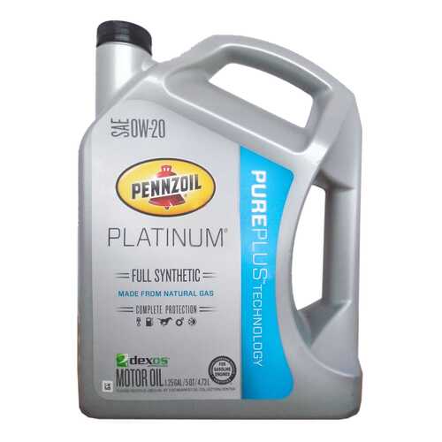 Моторное масло Pennzoil Platinum 0w-20 4,73л