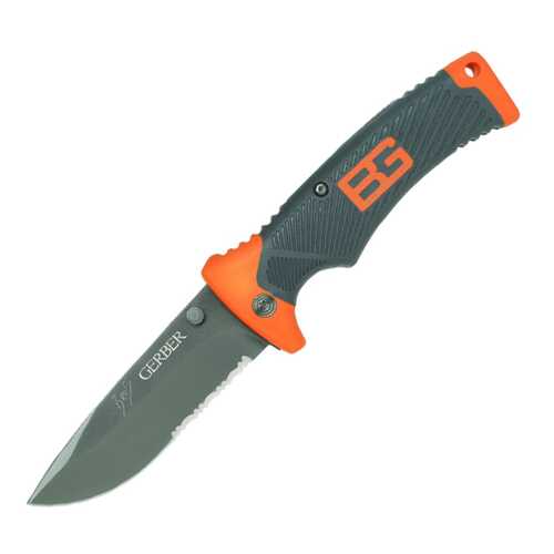 Туристический нож Gerber Bear Grylls Folding Sheath серый/оранжевый