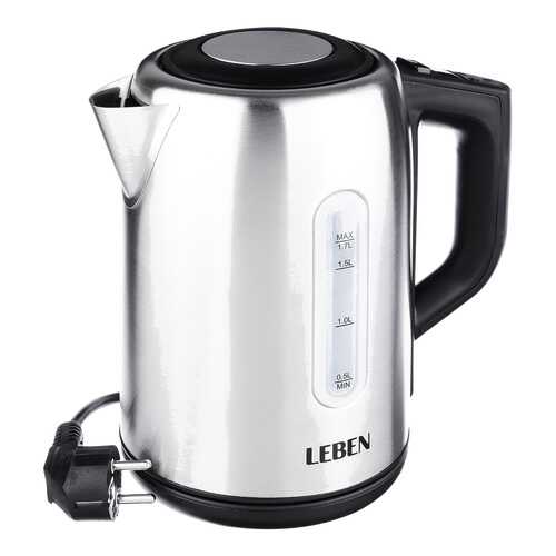 Чайник электрический LEBEN 291-045 Silver/Black