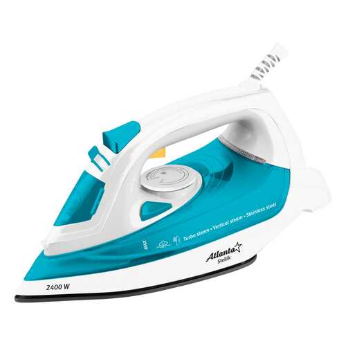 Утюг с пароувлажнением Atlanta ATH-5504 (blue)