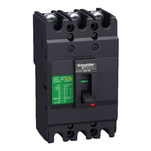 Выключатель автоматический EZC100N, 3 полюса, 80 А, 18 кА
