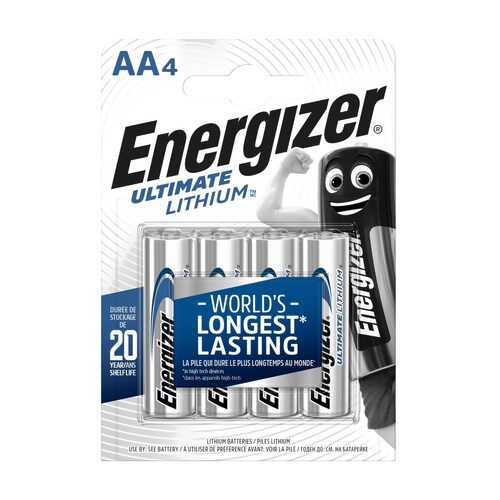 Батарейка Energizer Ultimate Lithium FR6/L91/AA BL4 4 шт