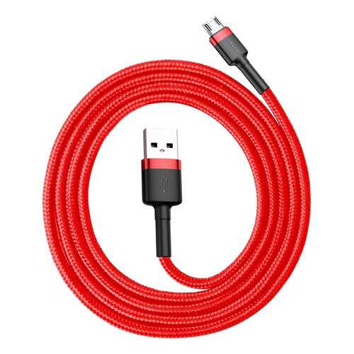 Кабель Baseus microUSB 1m Red/Black/Red